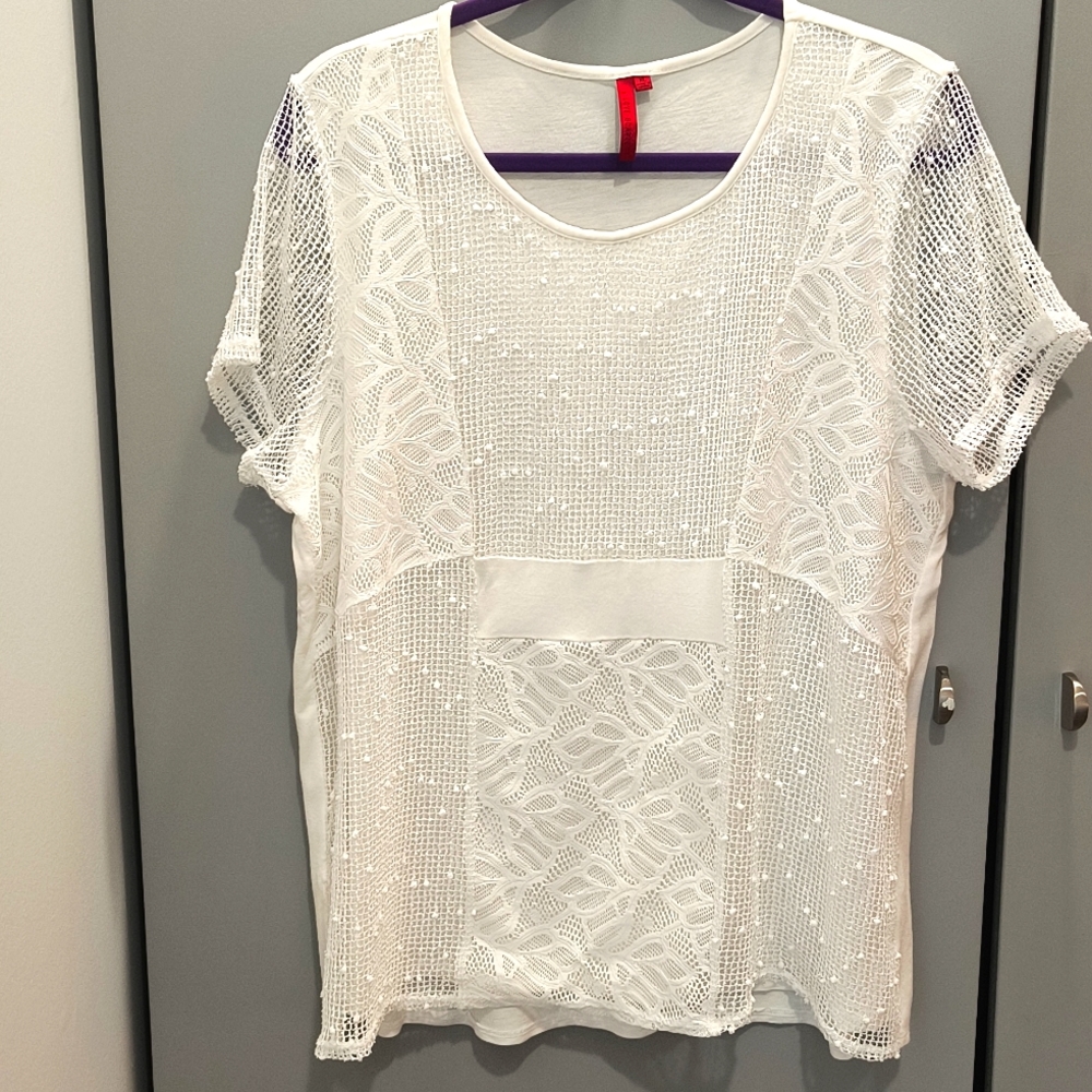 Love Scarlett Top White XL